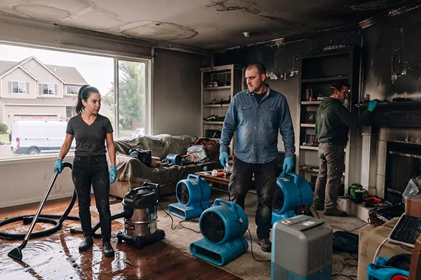 Smoke and Water Damage Restoration Goodyear