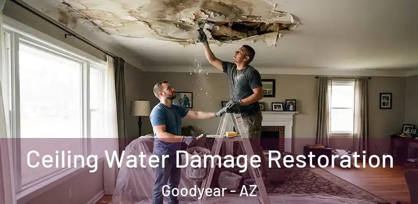 Ceiling Water Damage Restoration Goodyear - AZ